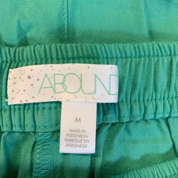 Abound Women's Elastic Waist Pull-On Cargo Jogger‎ Pants Green Marine Size M NWT - Picture 9 of 13